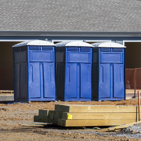 are there any restrictions on where i can place the porta potties during my rental period in Dos Rios